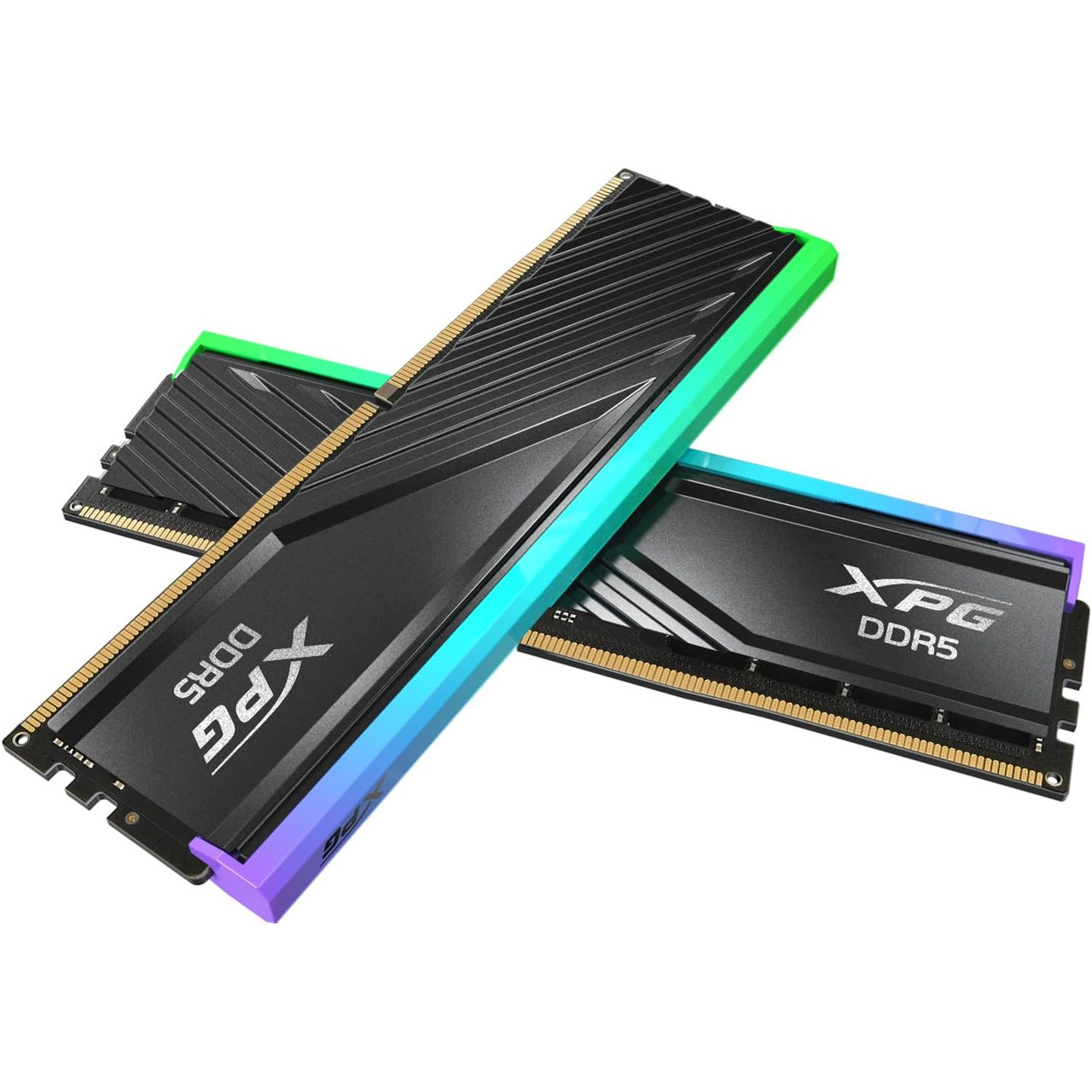 XPG LANCER RGB 32GB (2 x 16GB) 288-Pin PC RAM DDR5 6000 (PC5 48000) Desktop  Memory Model AX5U6000C3016G-DTLABRBK