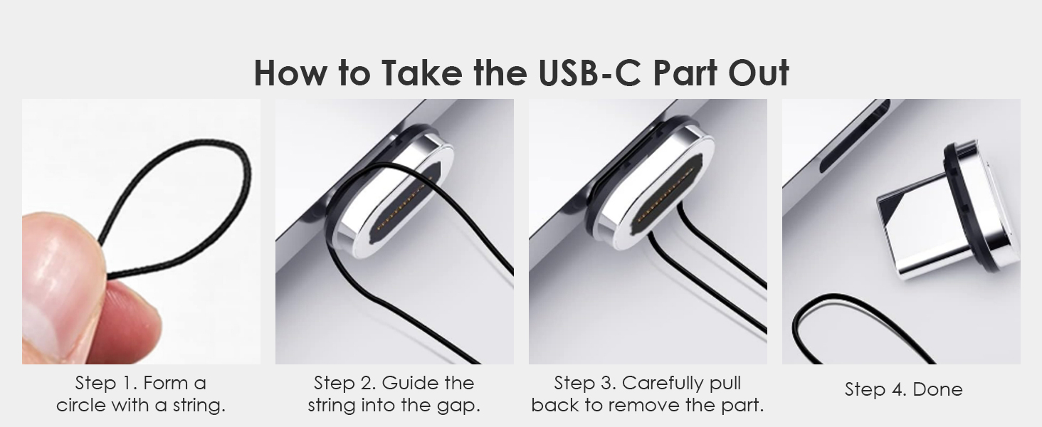 How to Take the USB-C Part Out