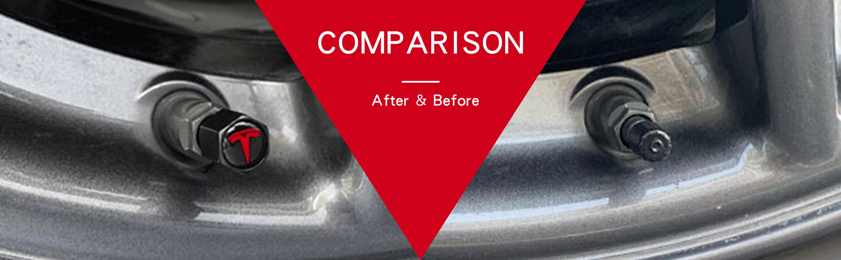 Tire Valve Stem Caps for Tesla Model 3/Y/S/X