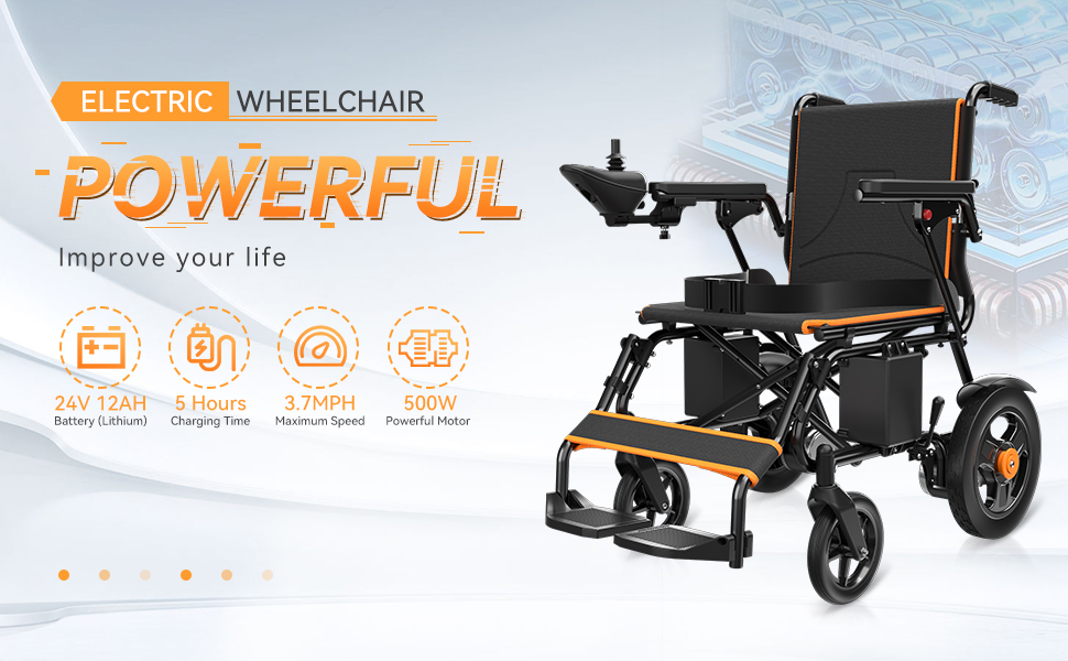 Adult Foldable Electric Wheelchair