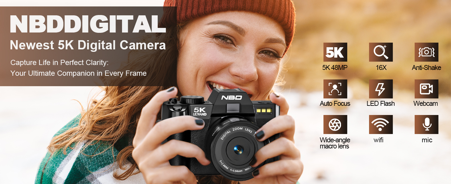 DIGITAL Newest 5K Digital Camera