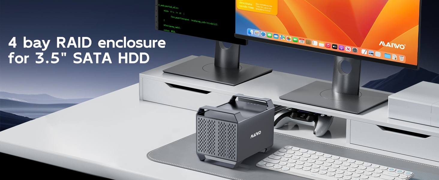 4 Bay RAID Enclosure for 3.5" SATA HDD