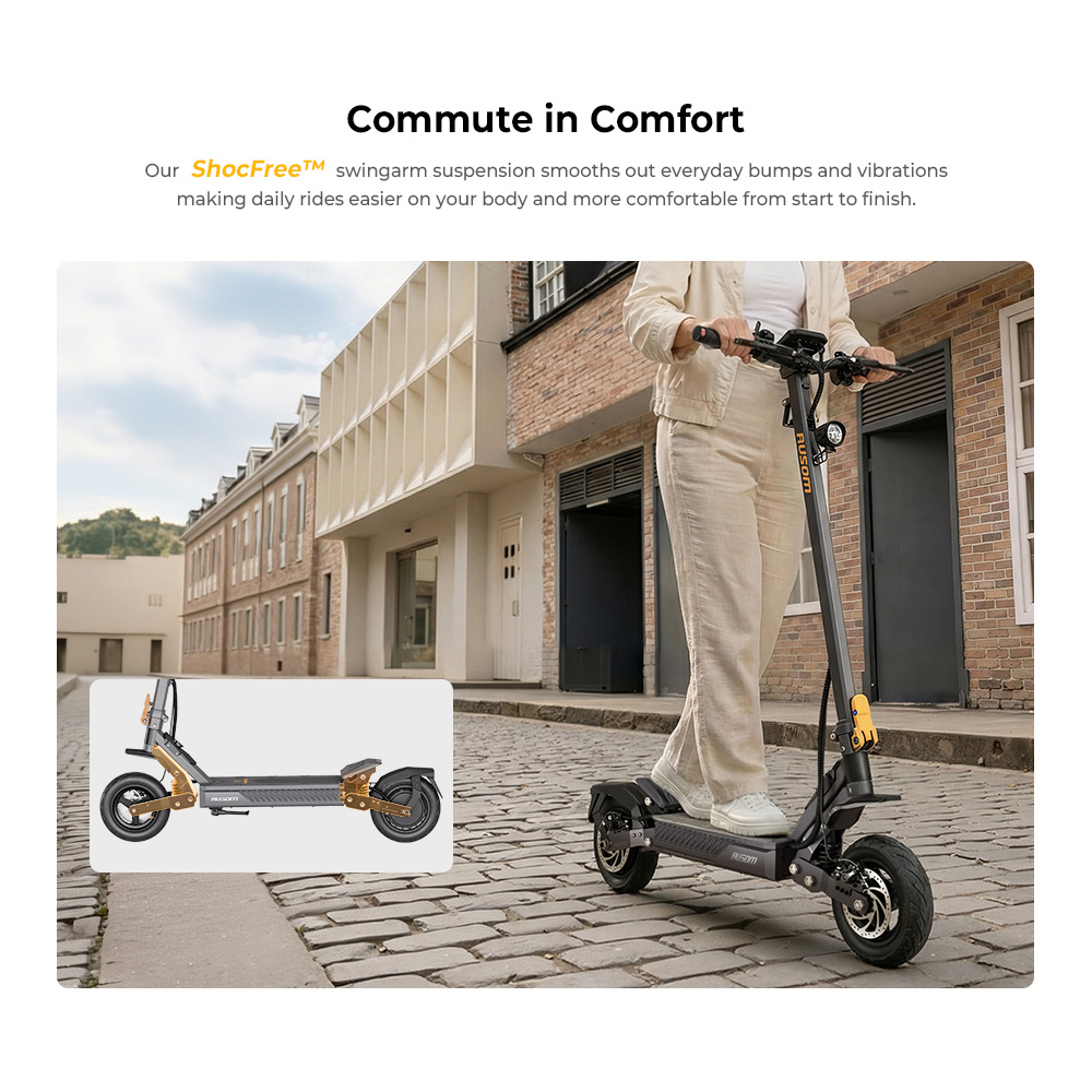 Ausom Gosoul 2 1100W Foldable Electric Scooter