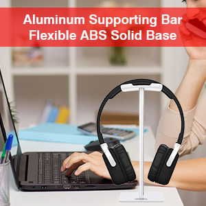 5Core Headphone Stand Headset Holder with Aluminium Supporting Bar Flexible  ABS on eBid United States
