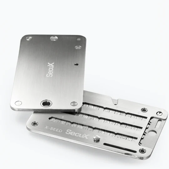 SecuX XSEED PRO Indestructible Crypto Wallet Seed Steel Storage