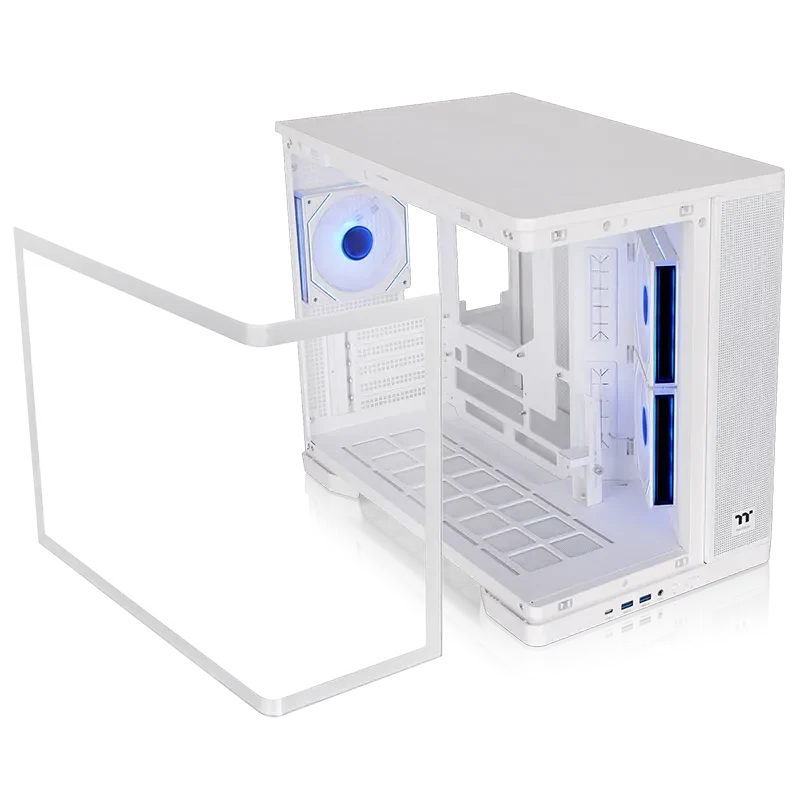 Thermaltake Arcus 280 TG ARGB Micro Tower Chassis - Snow