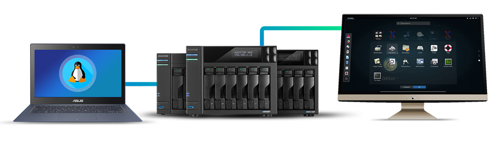Asustor AS6702T v2 Lockerstor 2 Gen2+ 2 Bay Desktop NAS