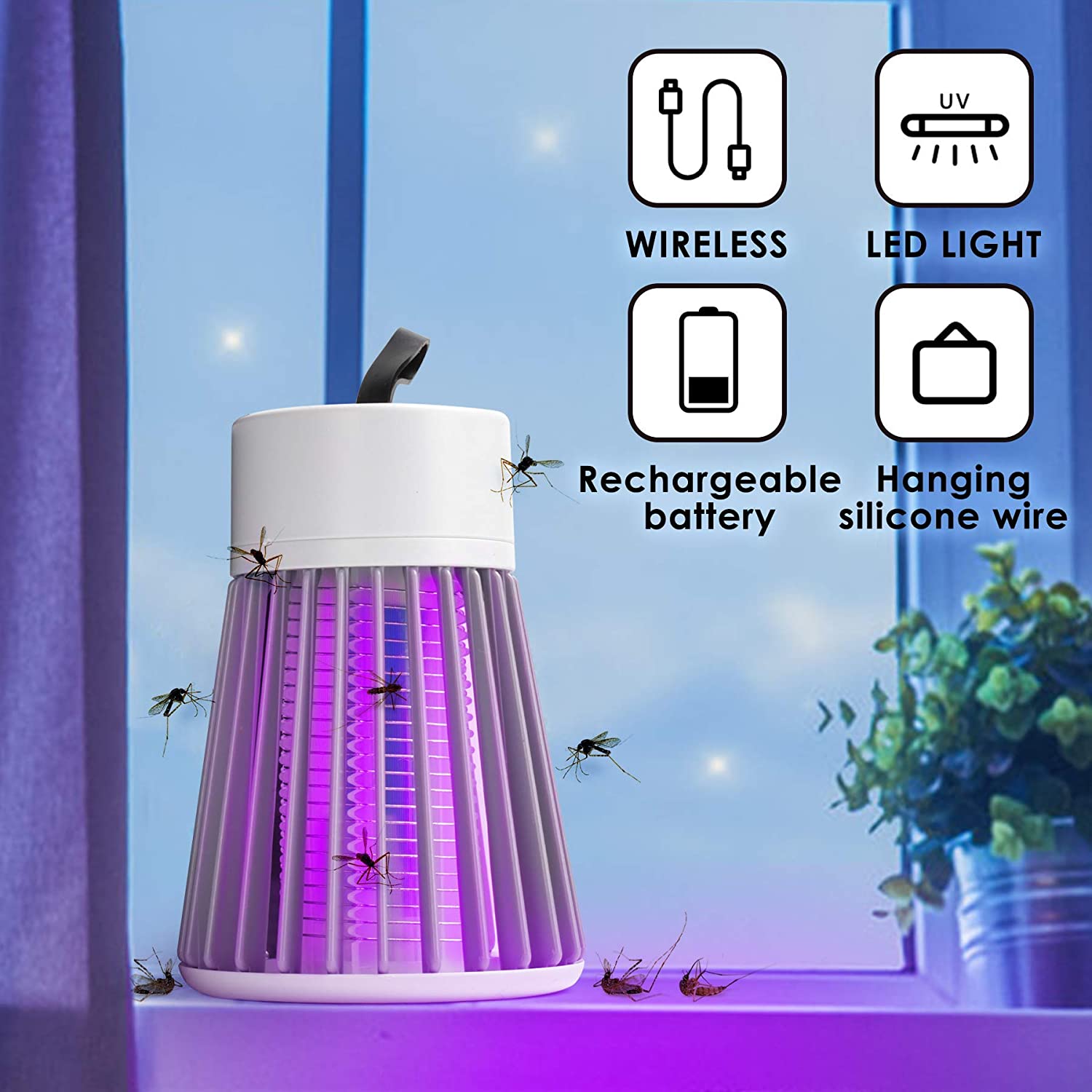 how electronic mosquito killer lamp works