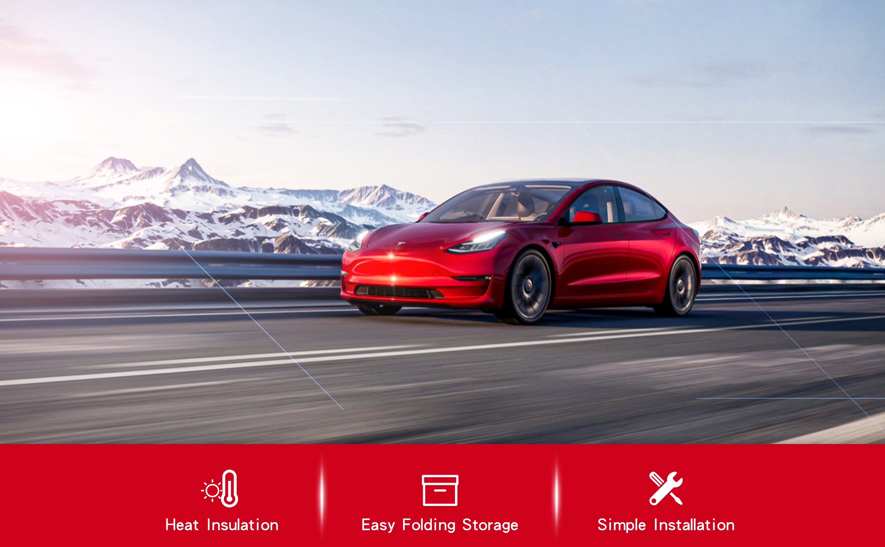 Sunshade Glass Roof and Full Rear Window Sunshade