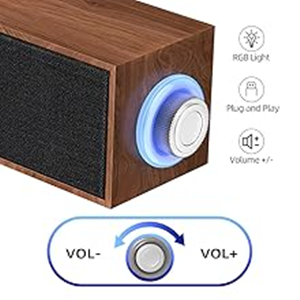 Our wired computer speakers come with 3.5mm audio interface which are compatible with desktops, PCs,