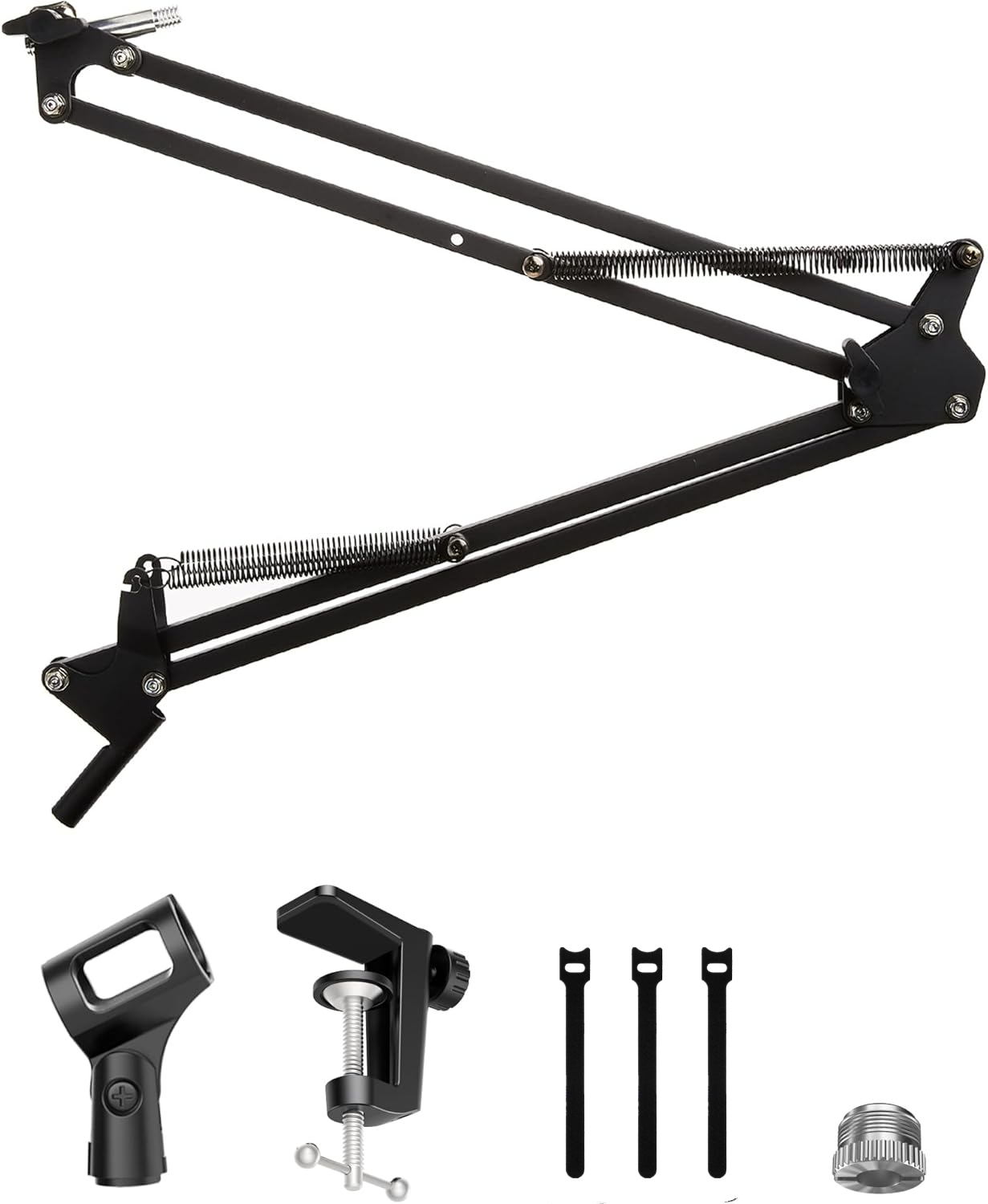 Microphone Compatibility: This microphone arm stand allows diversity and compatibility, for it comes