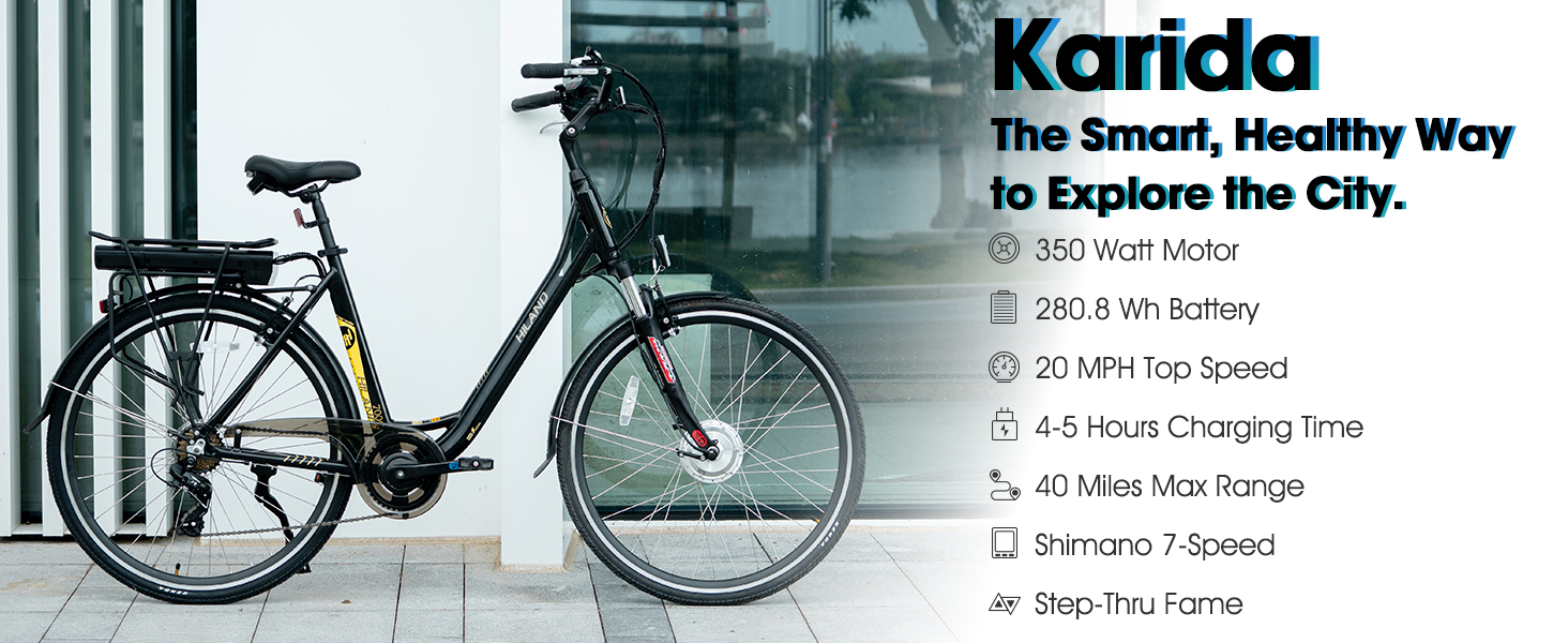 Elctric Commuter Cruiser Ebikes for Adult Men Women Electric Moutain Bike 28" 250w Motor 36v 20mph