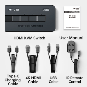 Package for this 4 port KVM Switch HDMI