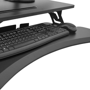 sit to stand, height, adjustable, home, office, workstation, dual-tier, keyboard, desk converter