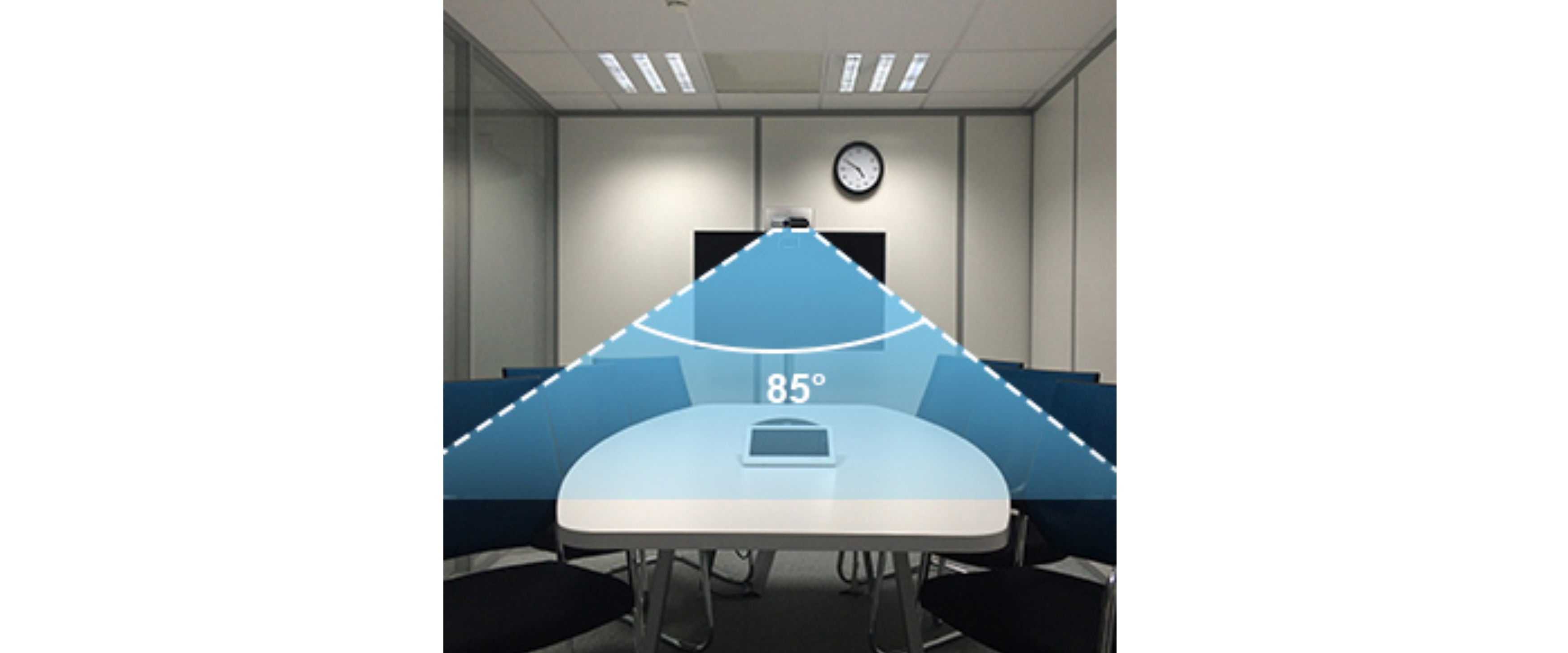 85° wide angle webcam, capture more people for video conference