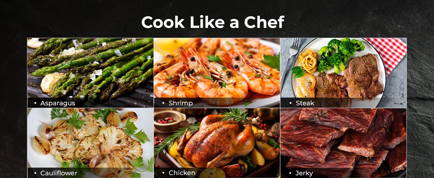  Rosewill 8-in-1 Portable Glass Air Fryer - Black