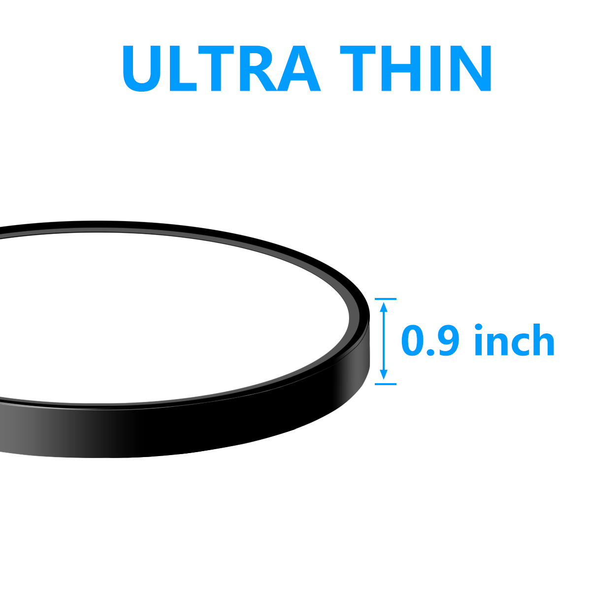 0.9 Inch Ultra Slim Light Body