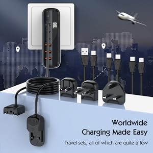 Travel usb charger block