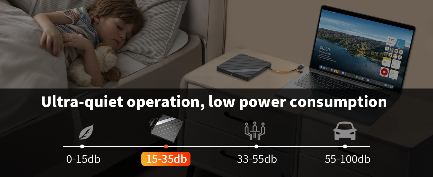 Upgrade 8 in 1 External CD/DVD Drive