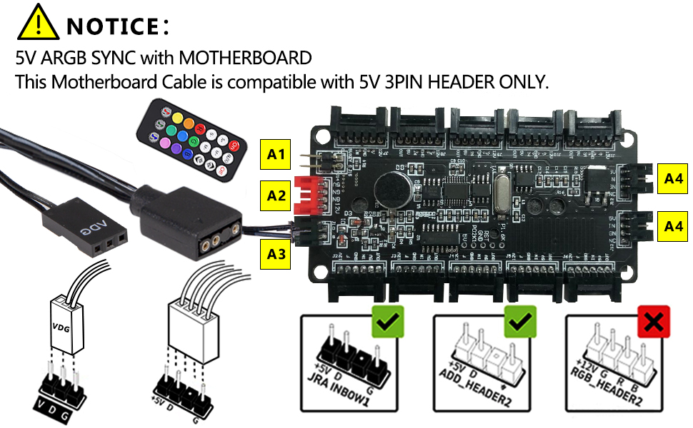 MUSETEX 6 PCS RGB Fans ATX MidTower Case with 2 × USB 3.0, Computer PC