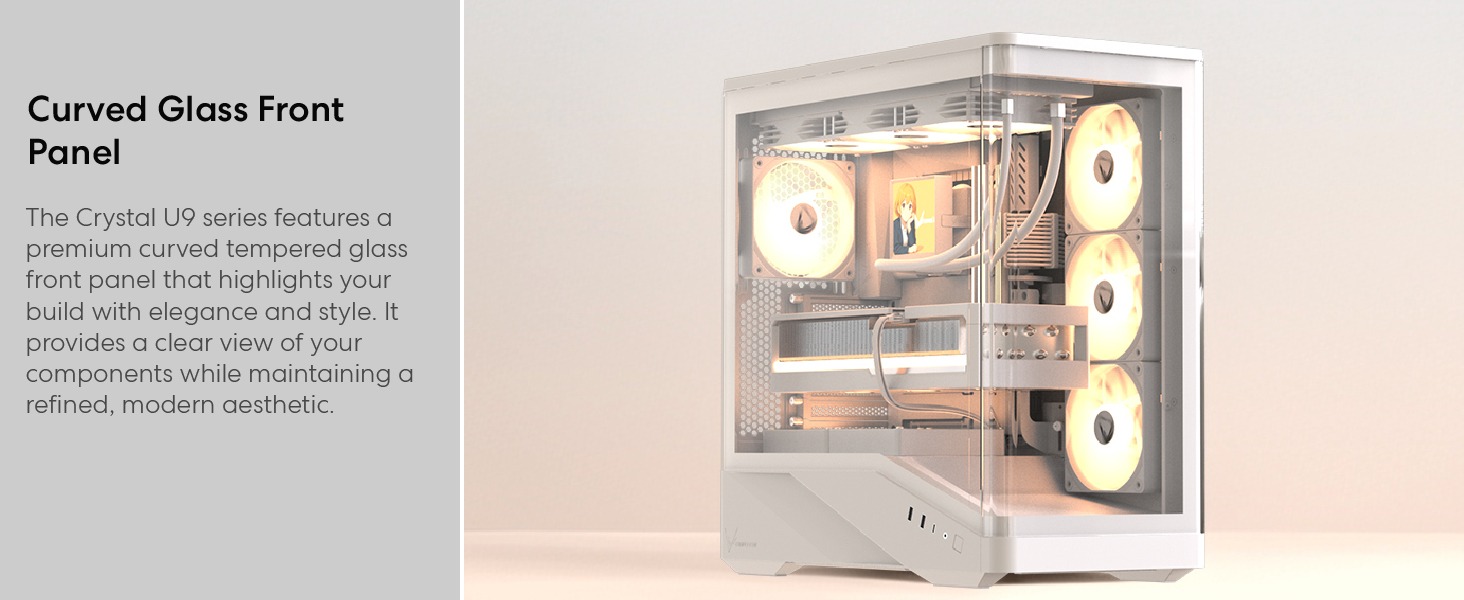 Formula V Line Crystal U9 Mid-Tower PC Case