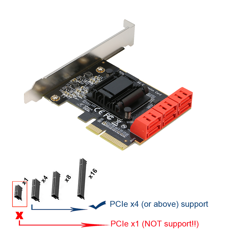 pcie to sata adapter card