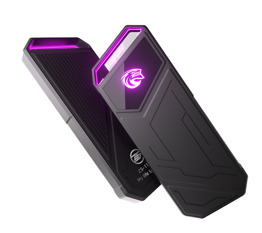 Z5 Portable SSD's front look and back look