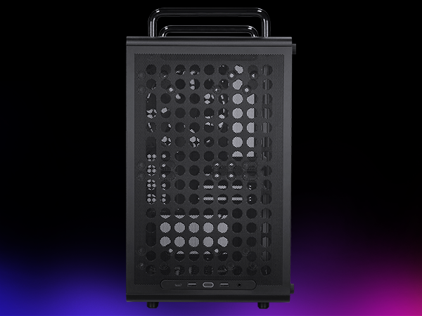 Cooler Master QUBE 340 Micro-ATX Compact -Tower PC Case  - Black