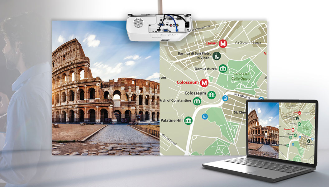 PowerLite E24 3,600 Lumens 3LCD Classroom Projector