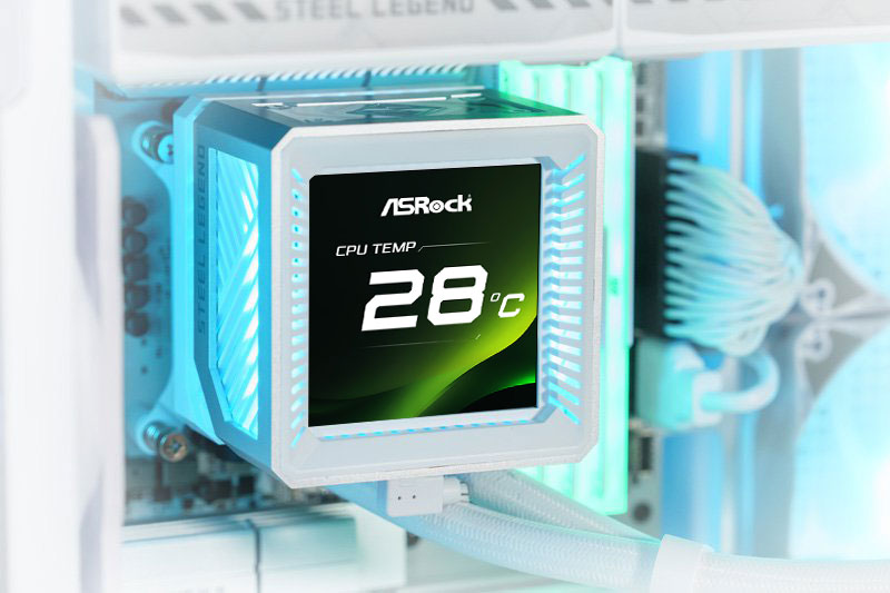 ASRock Steel Legend 360 LCD AIO Liquid Cooler