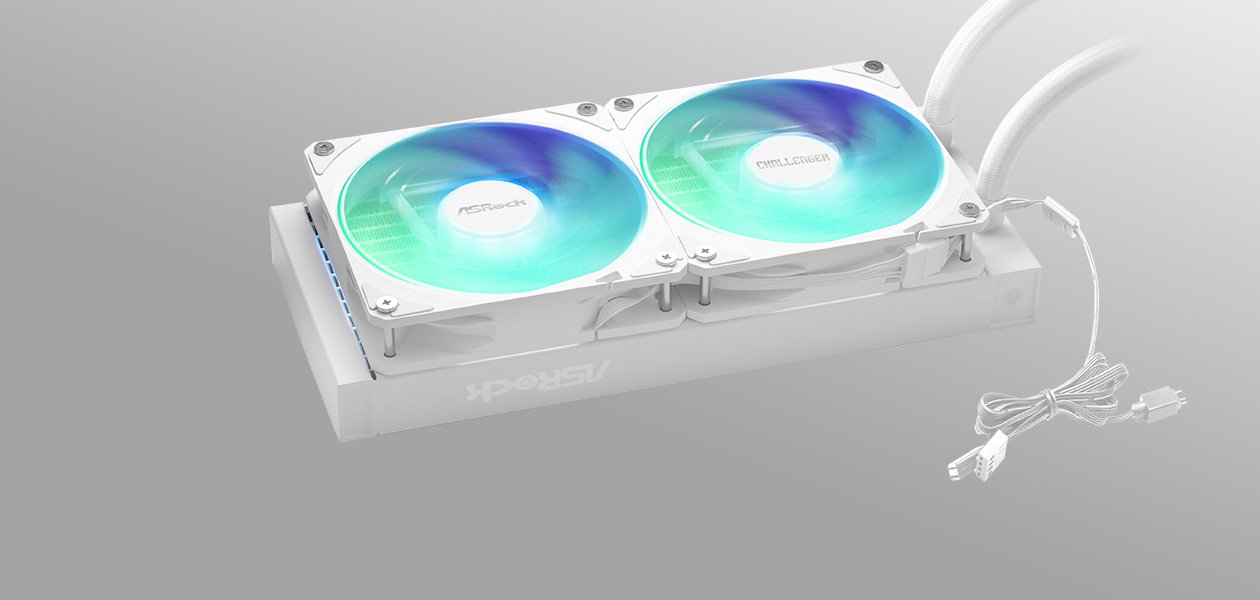 ASRock Challenger White 240 Digital AIO Liquid Cooler
