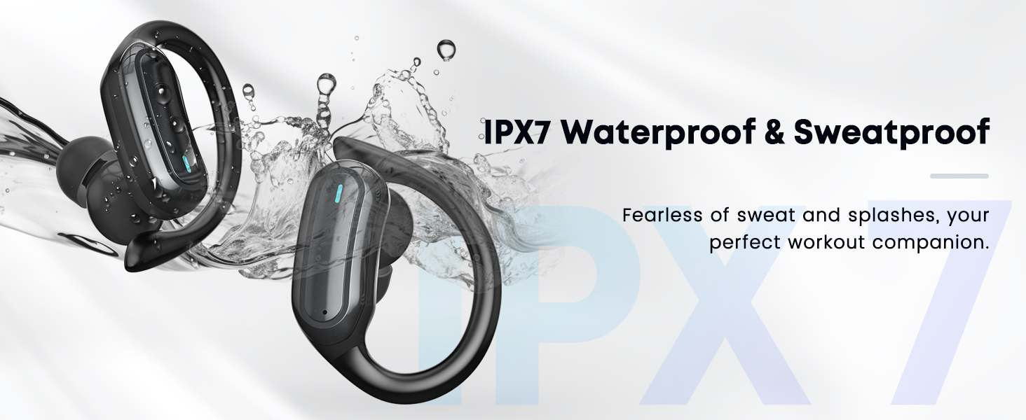 Wireless Earbuds Bluetooth 5.4 Headphones, 54H Playtime Stereo Earphones with Noise Cancelling Mic