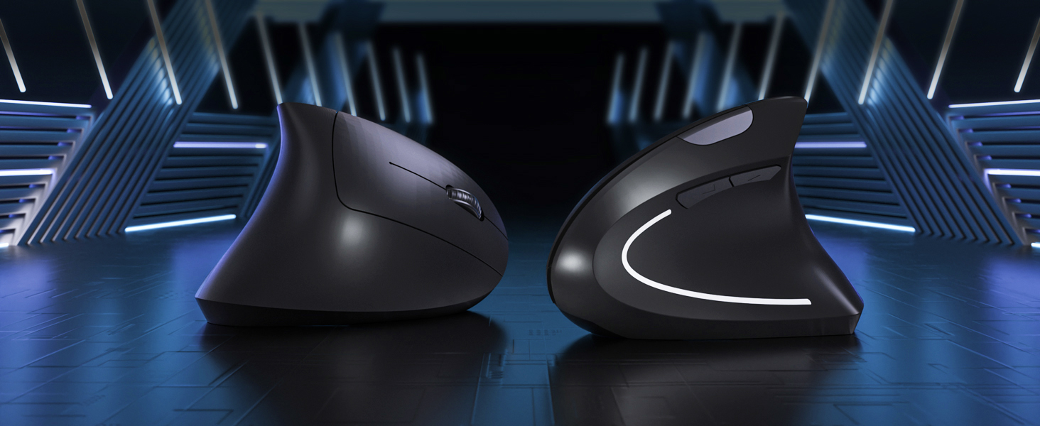 Ergonomic Mouse, Rechargeable Wireless Mouse