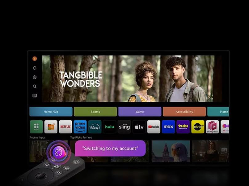 LG OLED42C5PUA evo AI Super Upscaling 4K C5 Series Smart TV