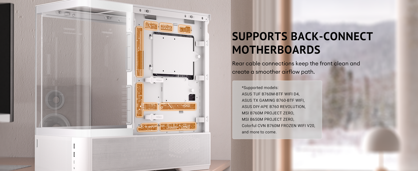  Antec C6 Curve Air White Mid-Tower Case