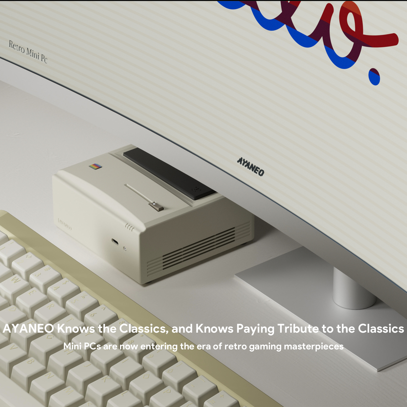 AYA NEO AM01 AMD Ryzen7 5700U Retro Classic mini PC up to 4.3 Ghz 