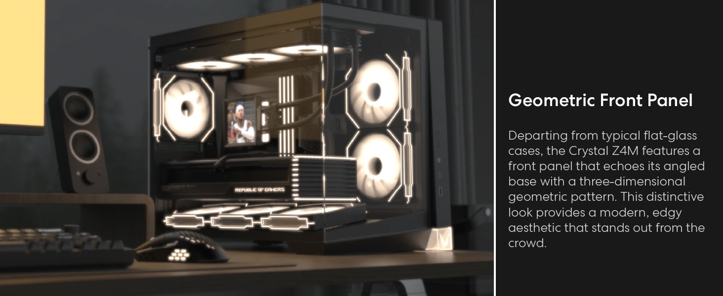 Formula V Line Crystal Z4M Plus Mid-Tower PC Case