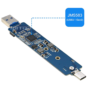 M.2 NVME USB 3.1 Adapter M-Key to USB Card Reader