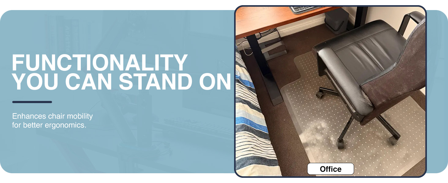 chair mat, floor protector, office chair mat, desk mat, hard floor mat, carpet mat, clear mat