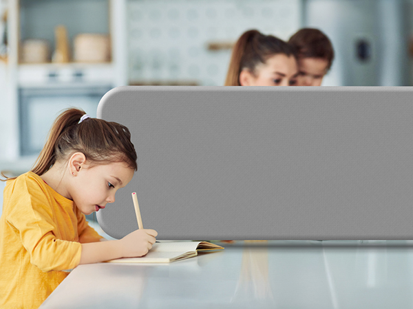 desk divider steel for home study