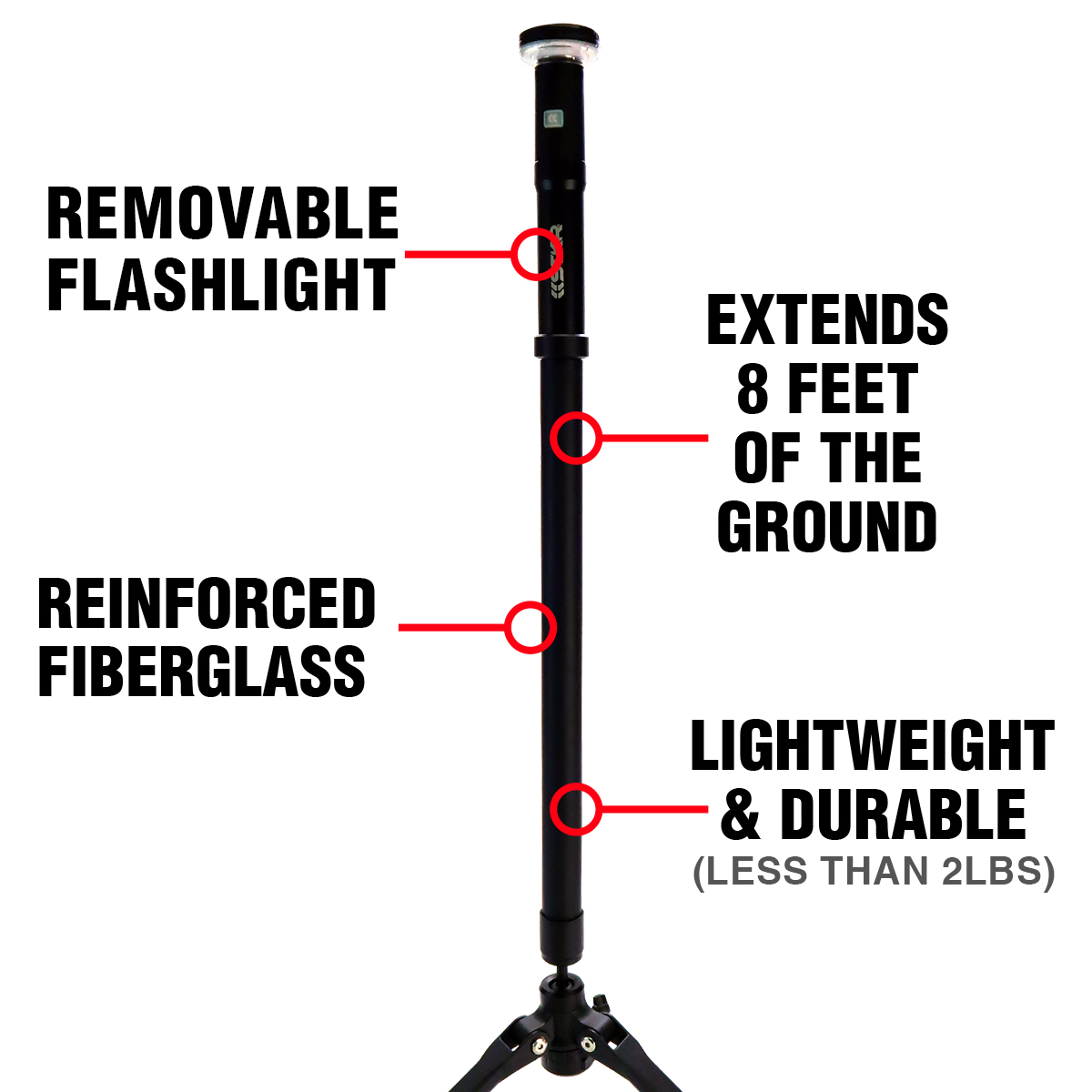 Extendable rod