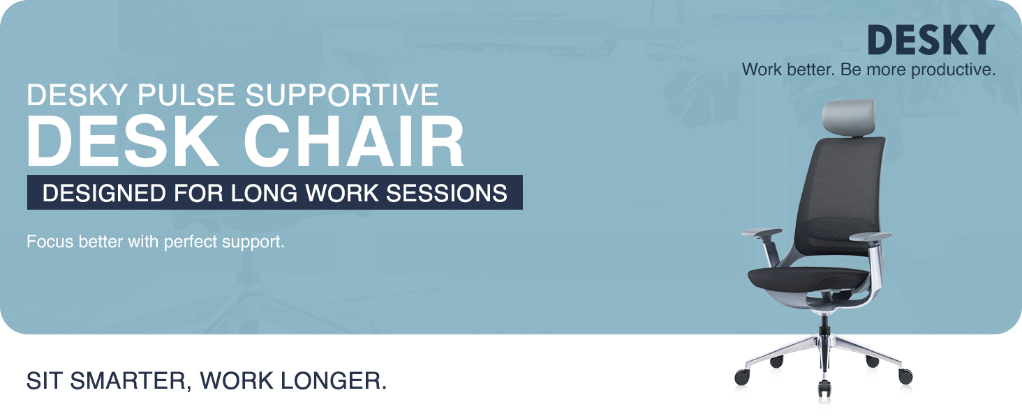 supportive mesh office chair, ergonomic task chair with lumbar support, modern home office chair