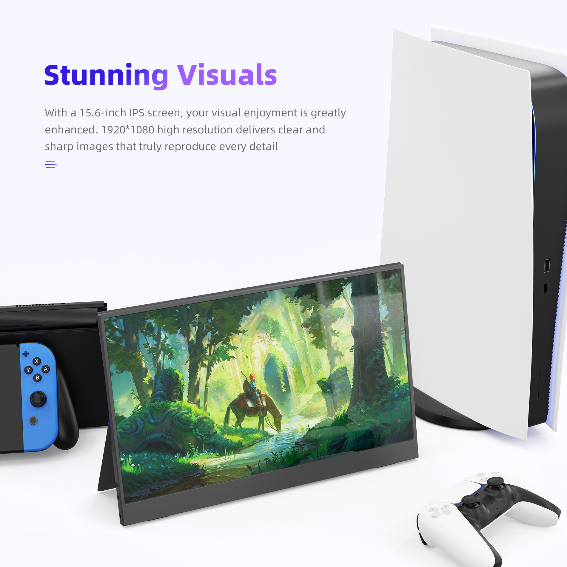 portable display 15.6