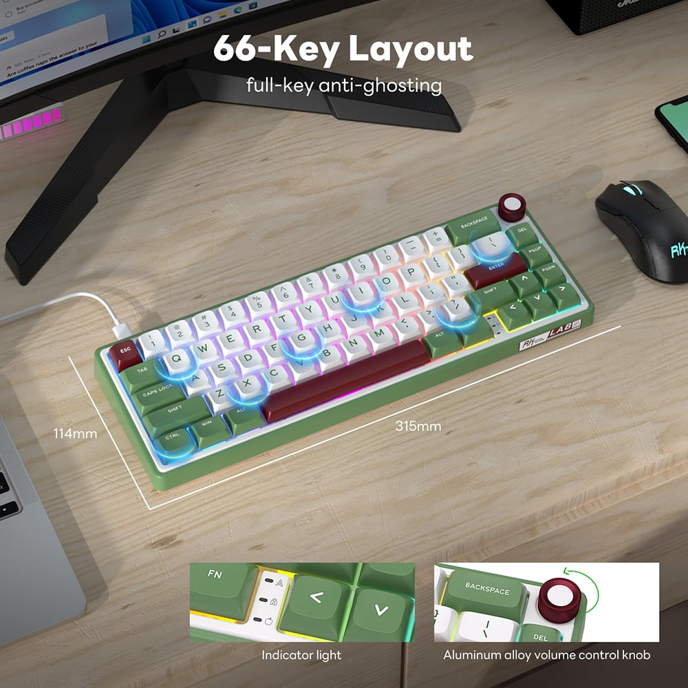 66 Key Layout