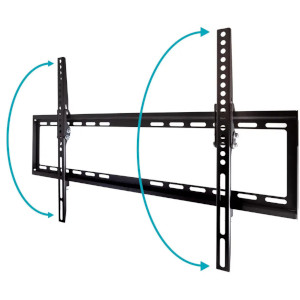 Low Profile Tilt TV Wall Mount Bracket For Flat Screen TVs 37in to 70in, Max Weight 77 lbs., VESA Pa