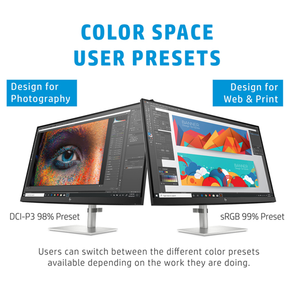 HP U32 4K HDR Monitor 368Y5AA#ABA Bundle with Docztorm Dock, 32