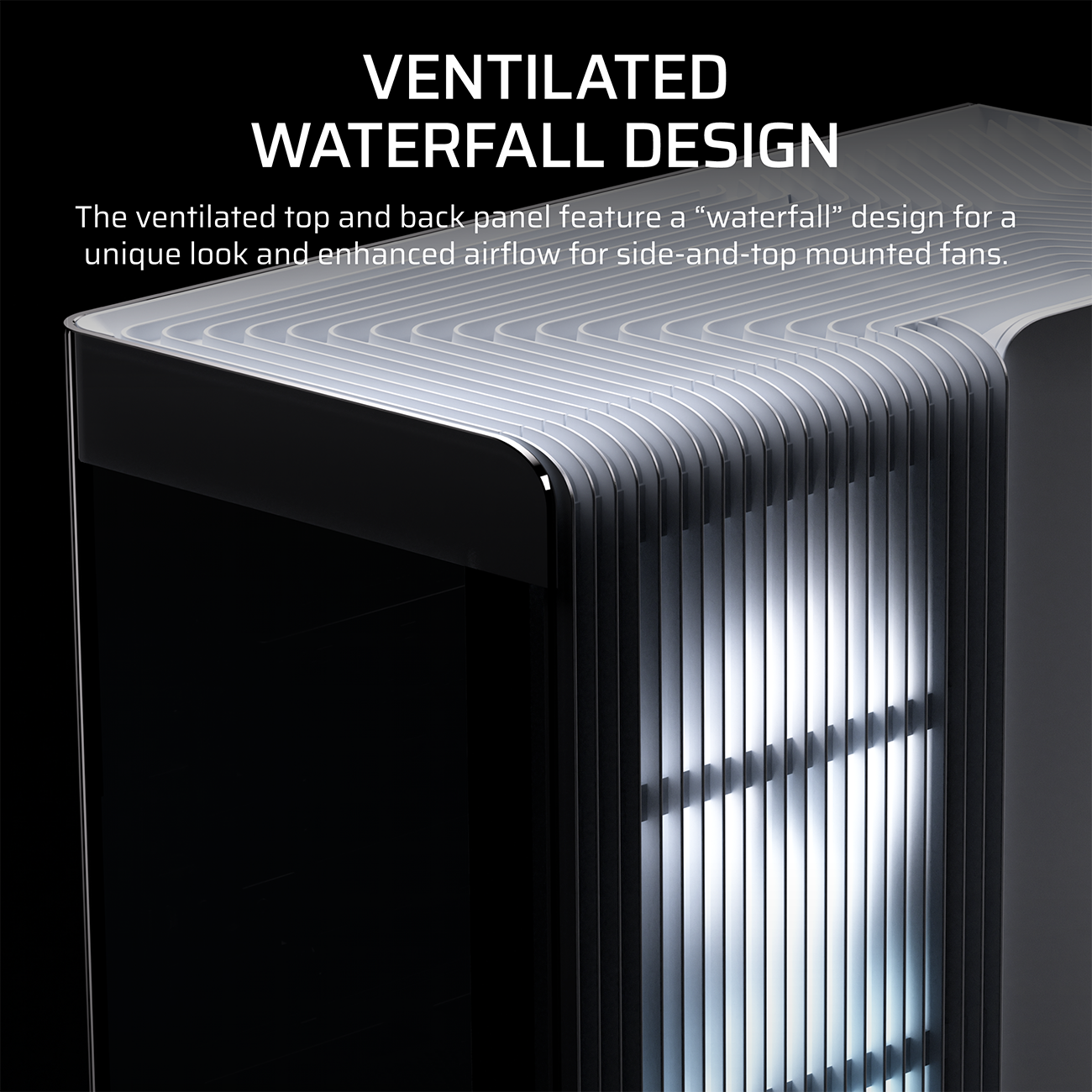 CORSAIR FRAME 4500X LX-R RGB LINK Panoramic Glass Mid-Tower PC Case – White