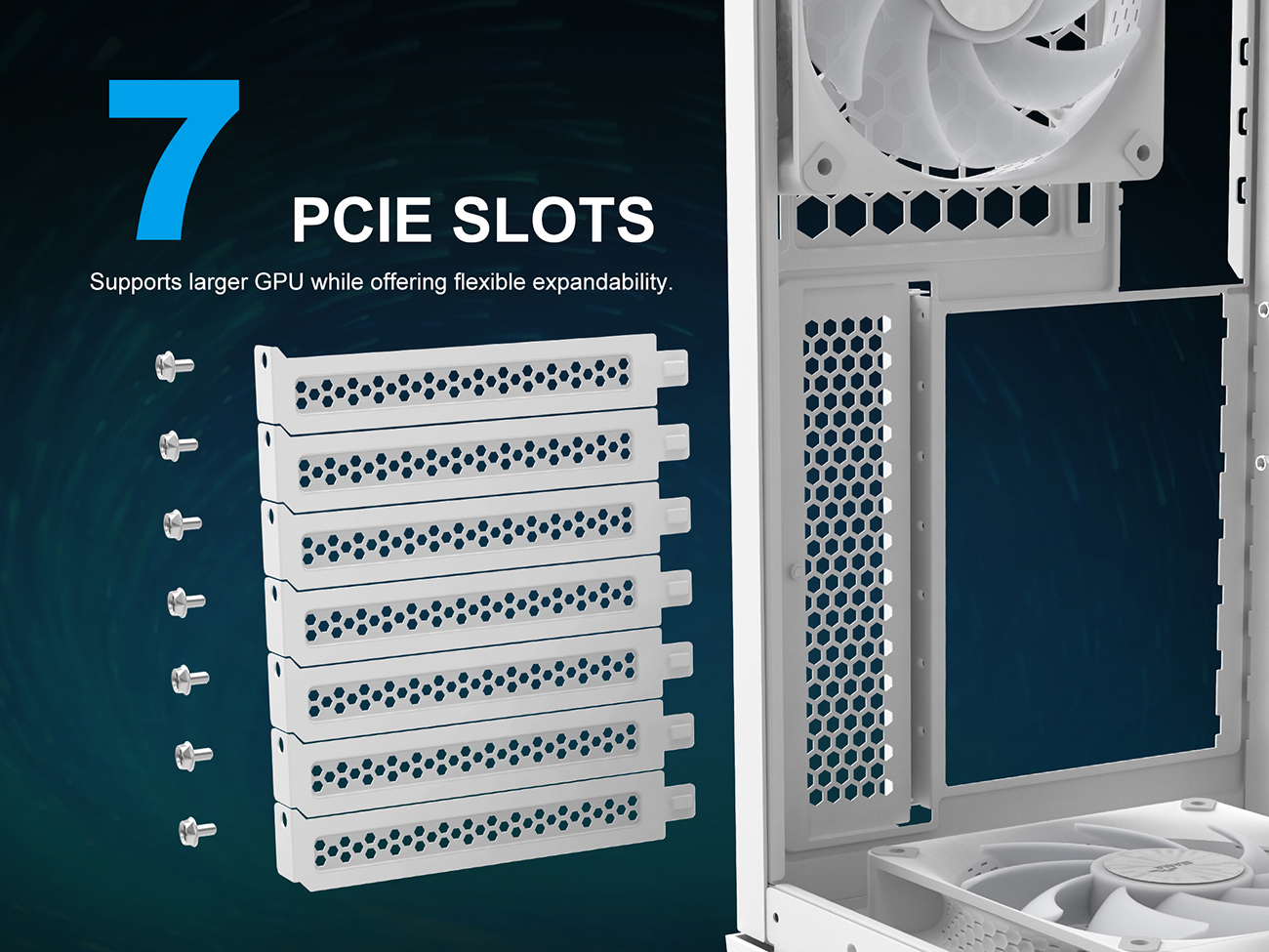 SAMA S50 ATX Mid Tower Case - White