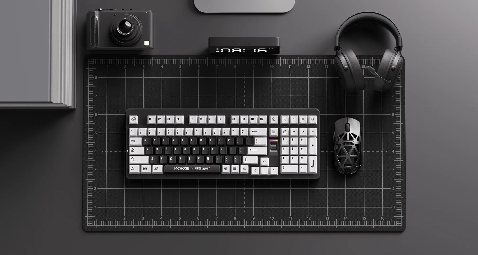MCHOSE x Unbox Therapy UT98 98% Tri-Mode Wireless Gasket Mount Mechanical Keyboard