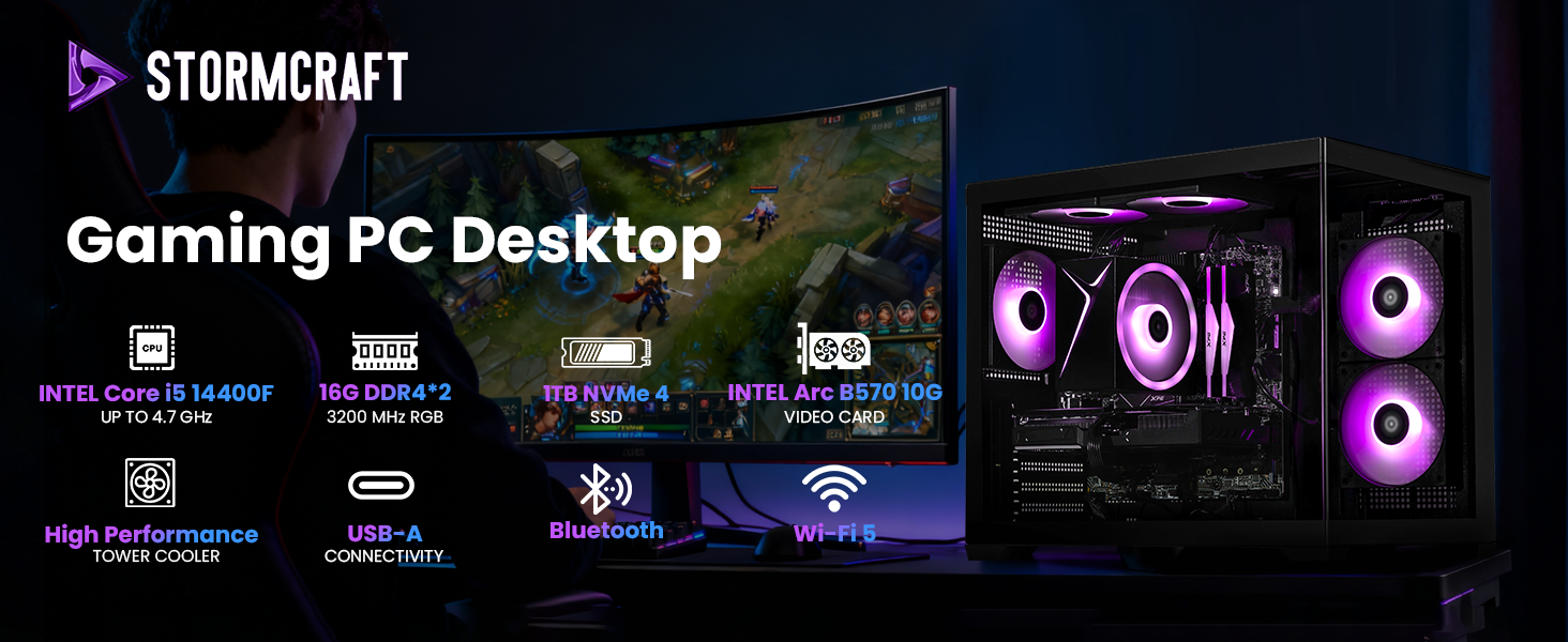 STORMCRAFT SIRIUS SI1440FCB-B57N1 Gaming PC